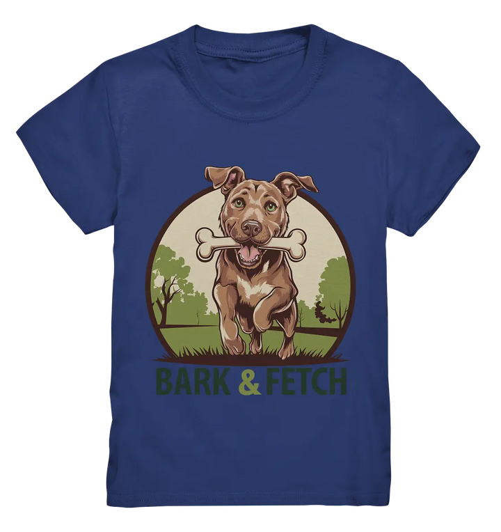 BARK & FETCH – Lebendiges Hunde-Design voller Energie - Kids Premium Shirt Bright Lights Arts