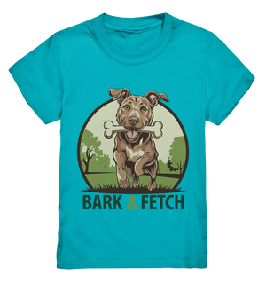 BARK & FETCH – Lebendiges Hunde-Design voller Energie - Kids Premium Shirt Bright Lights Arts