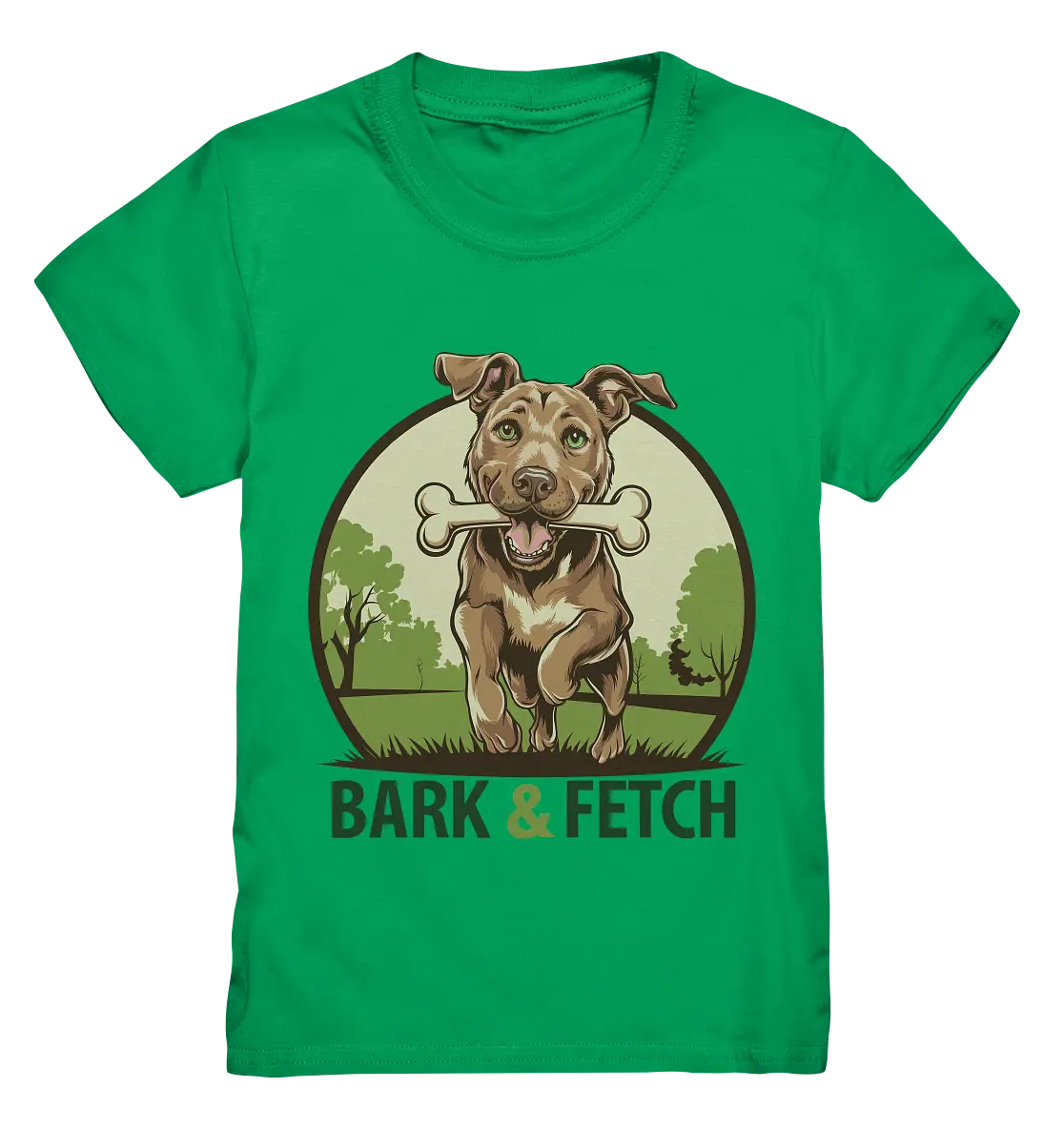 BARK & FETCH – Lebendiges Hunde-Design voller Energie - Kids Premium Shirt Bright Lights Arts