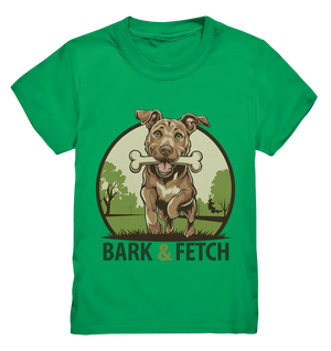 BARK & FETCH – Lebendiges Hunde-Design voller Energie - Kids Premium Shirt Bright Lights Arts