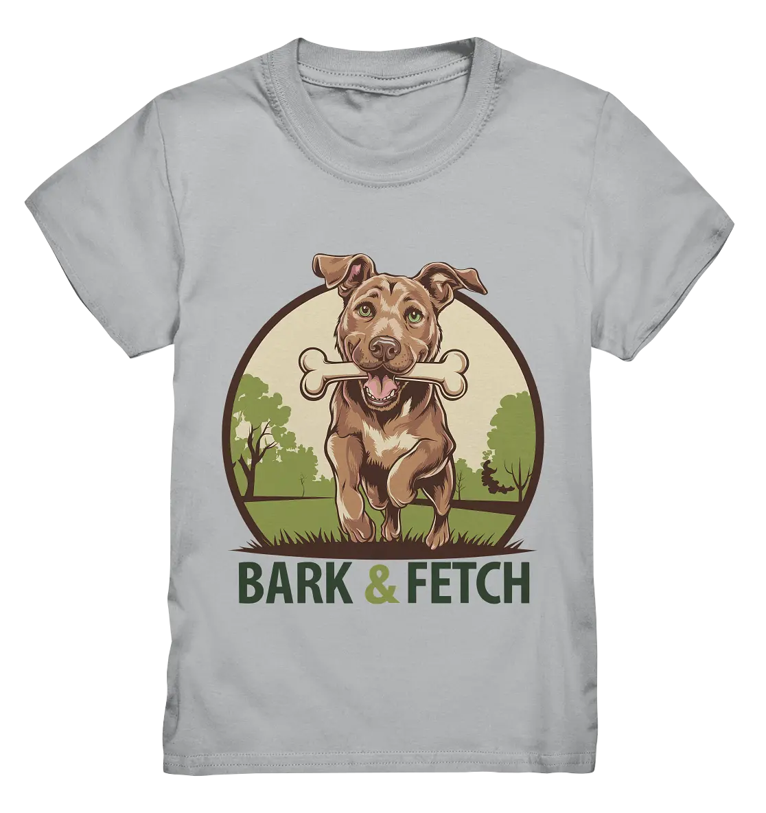 BARK & FETCH – Lebendiges Hunde-Design voller Energie - Kids Premium Shirt Bright Lights Arts