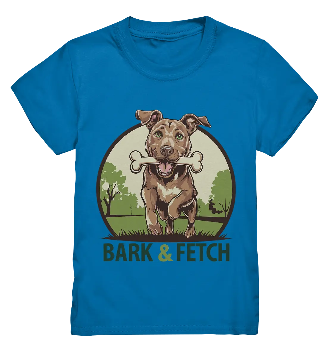 BARK & FETCH – Lebendiges Hunde-Design voller Energie - Kids Premium Shirt Bright Lights Arts