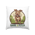BARK & FETCH – Lebendiges Hunde-Design voller Energie - Kissen 40x40cm Bright Lights Arts