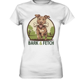 BARK & FETCH – Lebendiges Hunde-Design voller Energie - Ladies Premium Shirt Bright Lights Arts
