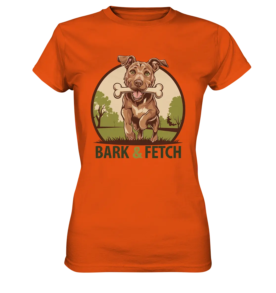 BARK & FETCH – Lebendiges Hunde-Design voller Energie - Ladies Premium Shirt Bright Lights Arts