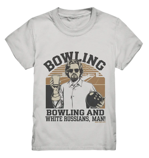 Bowling and white Russians, Man! - Kids Premium Shirt Bright Lights Arts