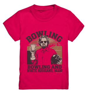 Bowling and white Russians, Man! - Kids Premium Shirt Bright Lights Arts