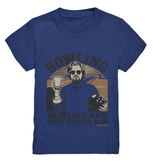 Bowling and white Russians, Man! - Kids Premium Shirt Bright Lights Arts
