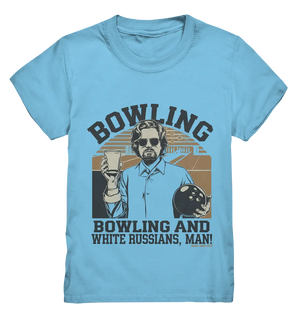 Bowling and white Russians, Man! - Kids Premium Shirt Bright Lights Arts