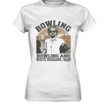 Bowling and white Russians, Man! - Ladies Premium Shirt Bright Lights Arts