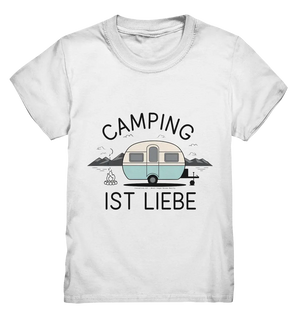 Camping ist Liebe – Charmantes Design für Naturfreunde - Kids Premium Shirt Bright Lights Arts