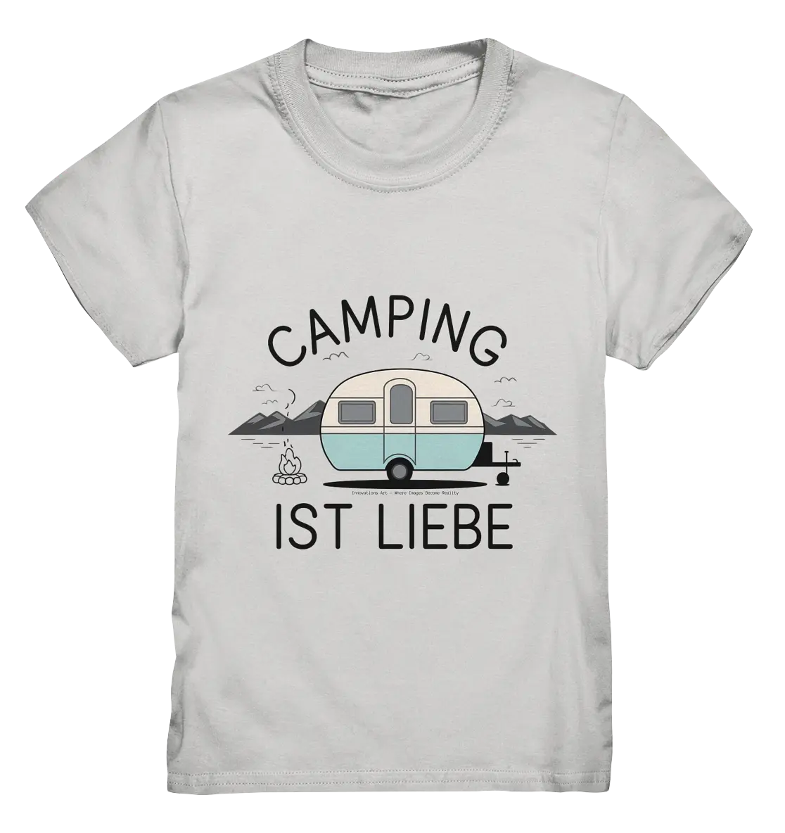 Camping ist Liebe – Charmantes Design für Naturfreunde - Kids Premium Shirt Bright Lights Arts