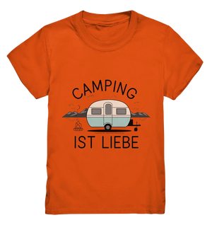 Camping ist Liebe – Charmantes Design für Naturfreunde - Kids Premium Shirt Bright Lights Arts