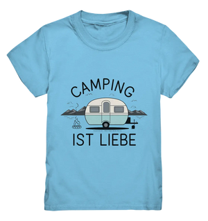Camping ist Liebe – Charmantes Design für Naturfreunde - Kids Premium Shirt Bright Lights Arts