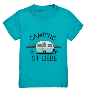 Camping ist Liebe – Charmantes Design für Naturfreunde - Kids Premium Shirt Bright Lights Arts