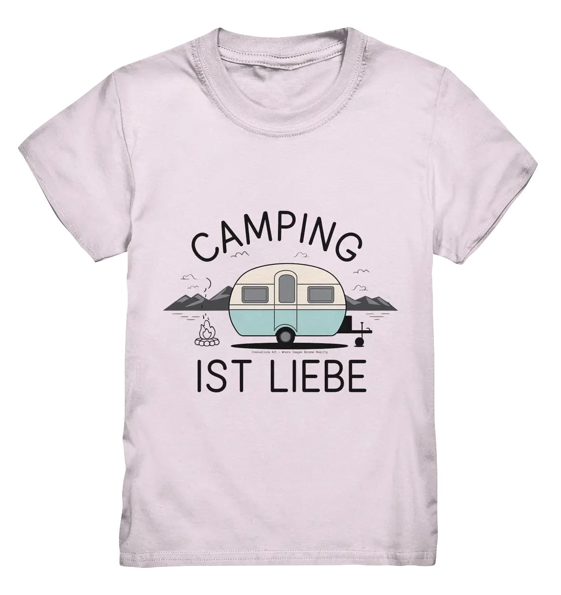 Camping ist Liebe – Charmantes Design für Naturfreunde - Kids Premium Shirt Bright Lights Arts