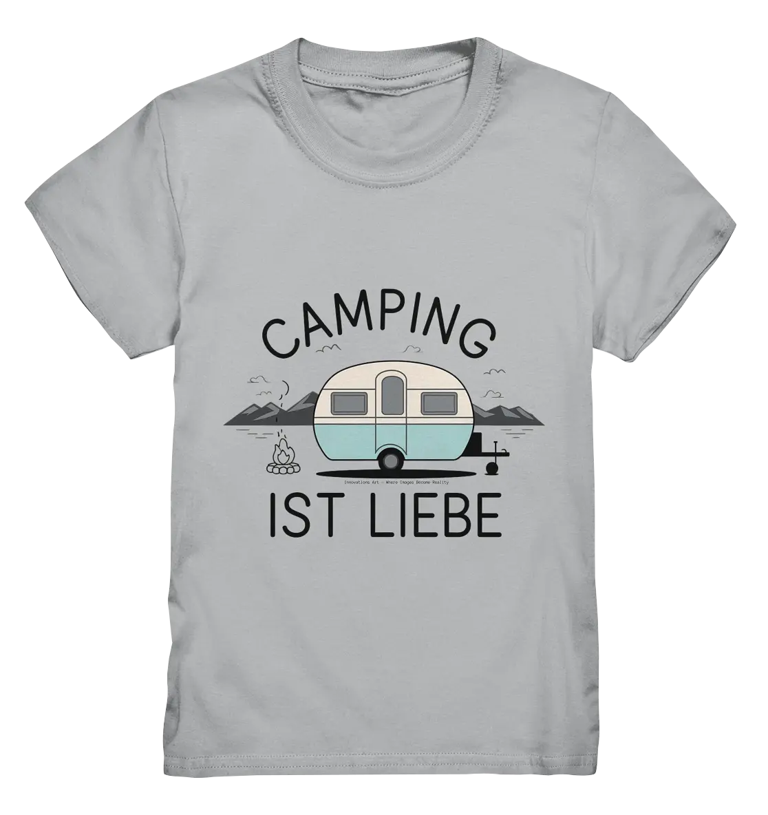 Camping ist Liebe – Charmantes Design für Naturfreunde - Kids Premium Shirt Bright Lights Arts