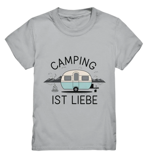 Camping ist Liebe – Charmantes Design für Naturfreunde - Kids Premium Shirt Bright Lights Arts