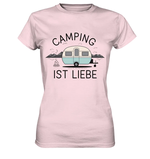 Camping ist Liebe – Charmantes Design für Naturfreunde - Ladies Premium Shirt Bright Lights Arts