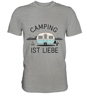 Camping ist Liebe – Charmantes Design für Naturfreunde - Premium Shirt Bright Lights Arts