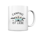 Camping ist Liebe – Charmantes Design für Naturfreunde - Tasse glossy Bright Lights Arts