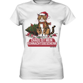 Chaos ist mein Weihnachtsgeschenk – Lustige Katzenillustration - Ladies Premium Shirt Bright Lights Arts