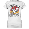 Chaos regeln? Das ist mein Spezialgebiet! – Humorvolles Huhn-Design - Ladies Premium Shirt Bright Lights Arts