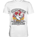 Chaos regeln? Das ist mein Spezialgebiet! – Humorvolles Huhn-Design - Premium Shirt Bright Lights Arts