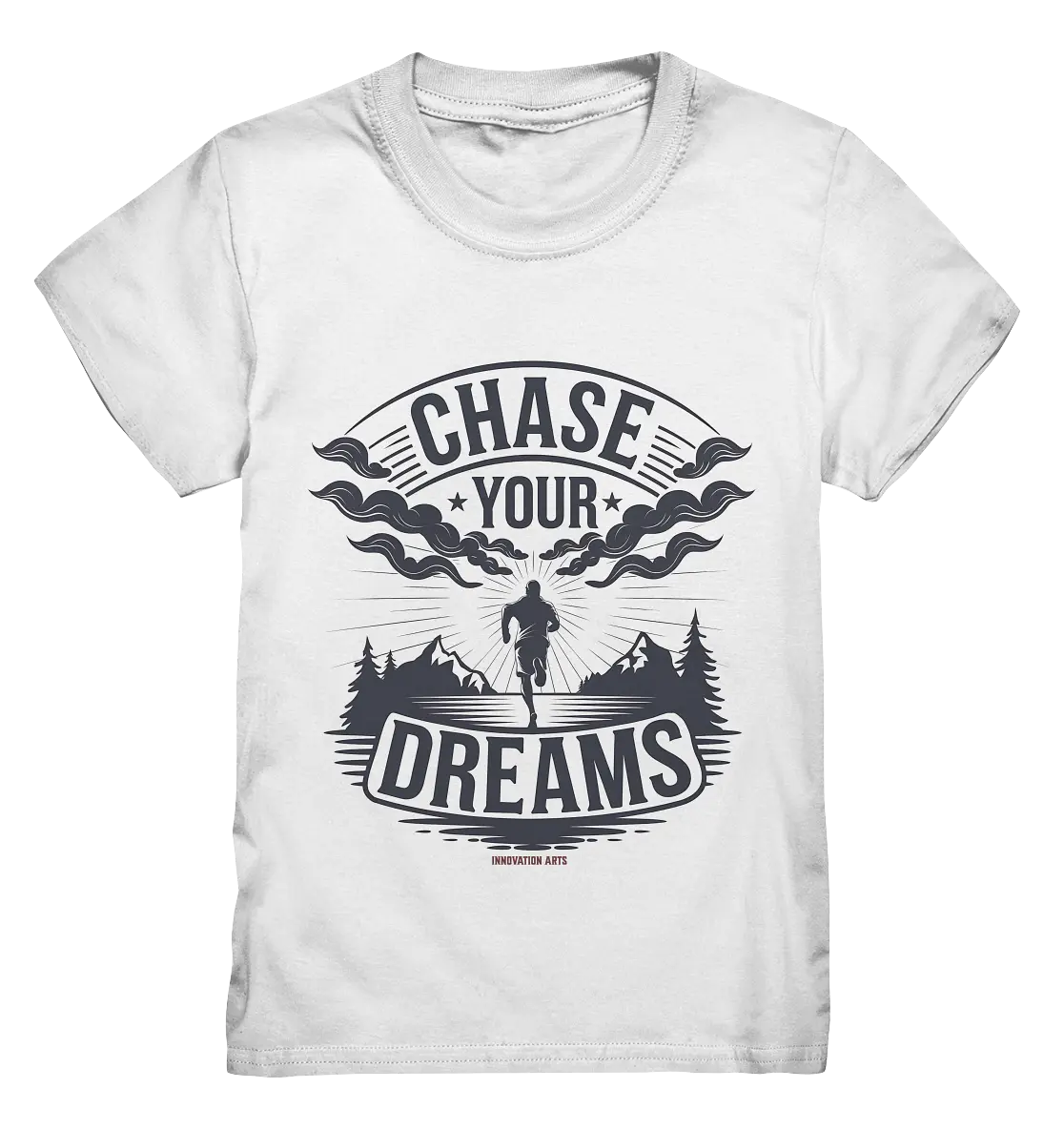 Chase Your Dreams – Motivation trifft kreatives Design - Kids Premium Shirt Bright Lights Arts
