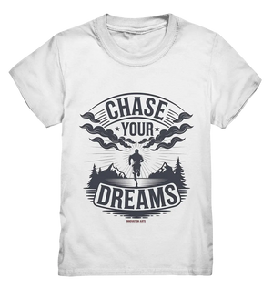 Chase Your Dreams – Motivation trifft kreatives Design - Kids Premium Shirt Bright Lights Arts