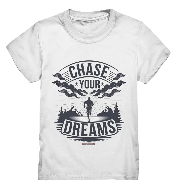 Chase Your Dreams – Motivation trifft kreatives Design - Kids Premium Shirt Bright Lights Arts