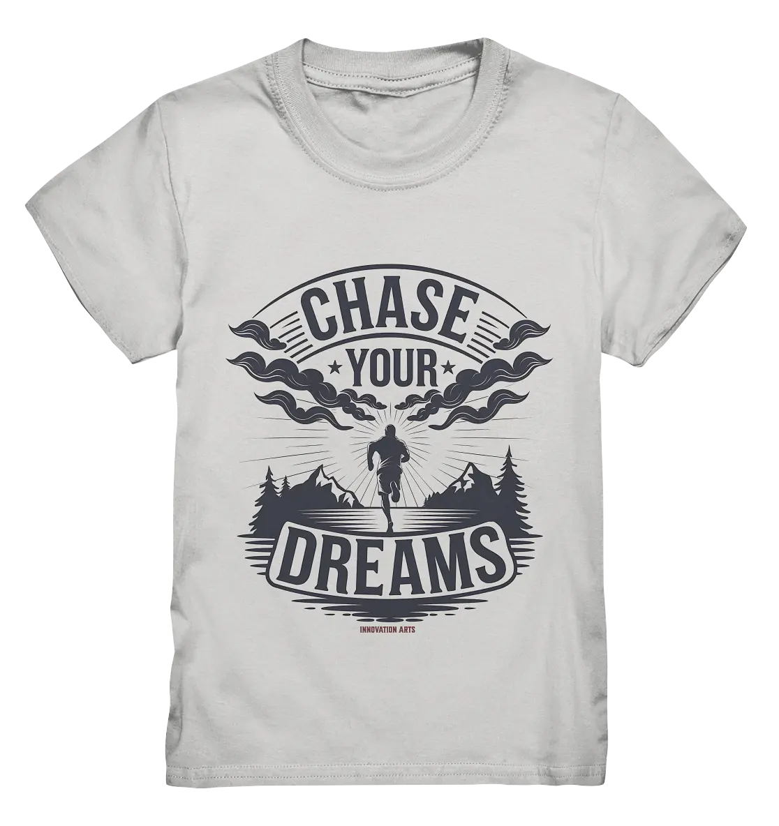 Chase Your Dreams – Motivation trifft kreatives Design - Kids Premium Shirt Bright Lights Arts