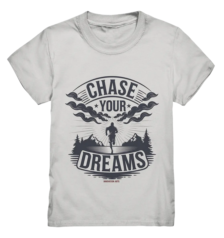 Chase Your Dreams – Motivation trifft kreatives Design - Kids Premium Shirt Bright Lights Arts