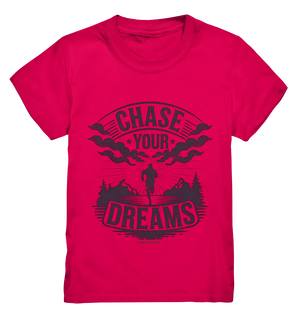 Chase Your Dreams – Motivation trifft kreatives Design - Kids Premium Shirt Bright Lights Arts