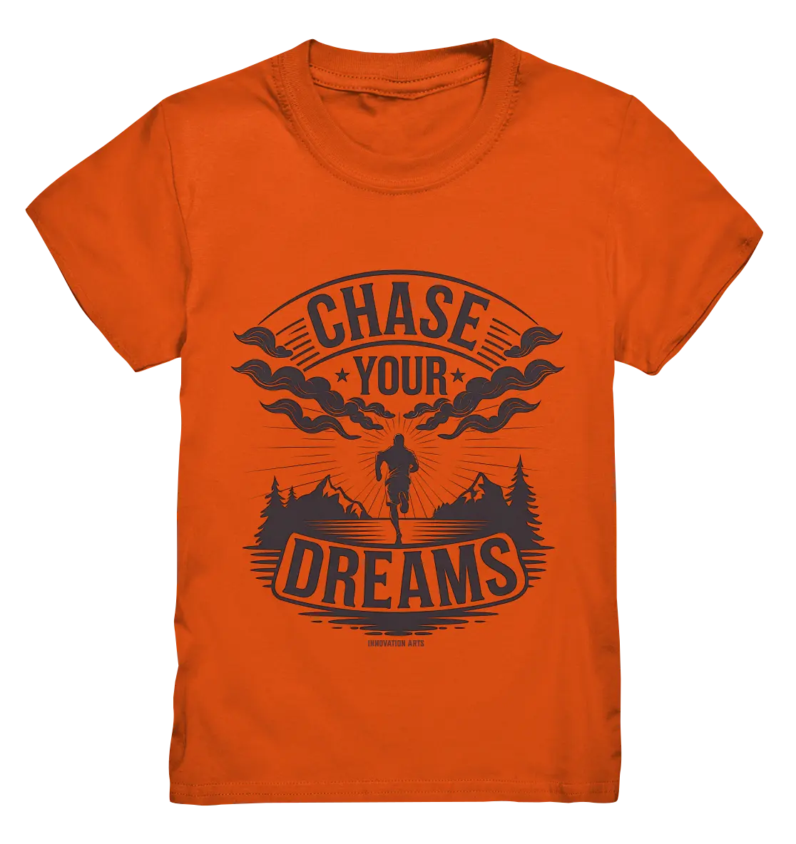 Chase Your Dreams – Motivation trifft kreatives Design - Kids Premium Shirt Bright Lights Arts