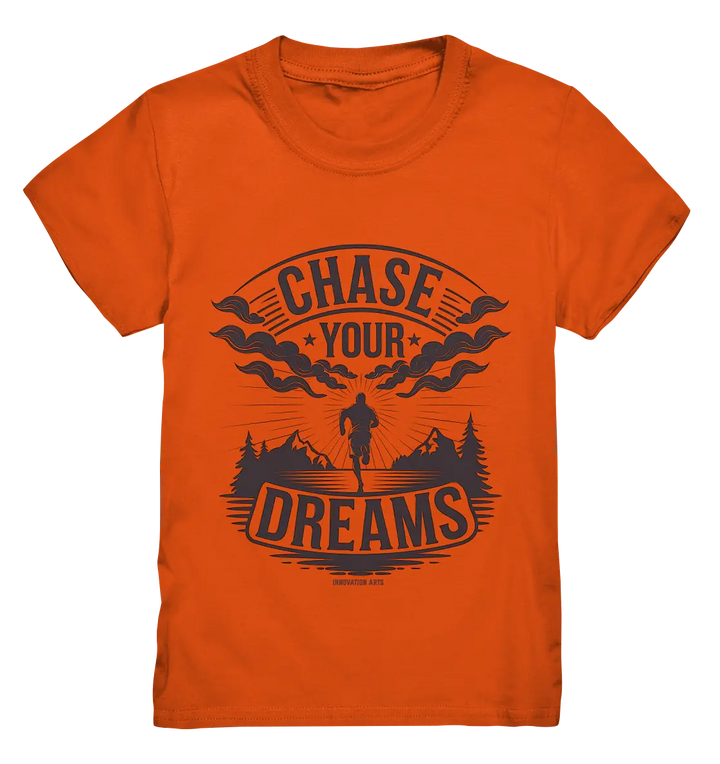 Chase Your Dreams – Motivation trifft kreatives Design - Kids Premium Shirt Bright Lights Arts