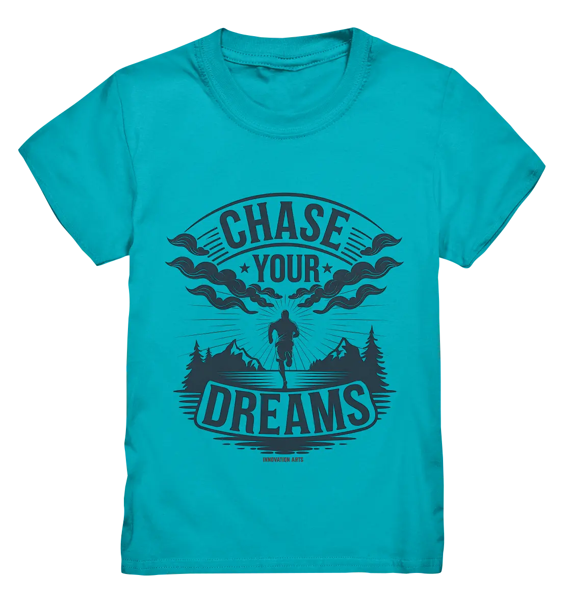 Chase Your Dreams – Motivation trifft kreatives Design - Kids Premium Shirt Bright Lights Arts