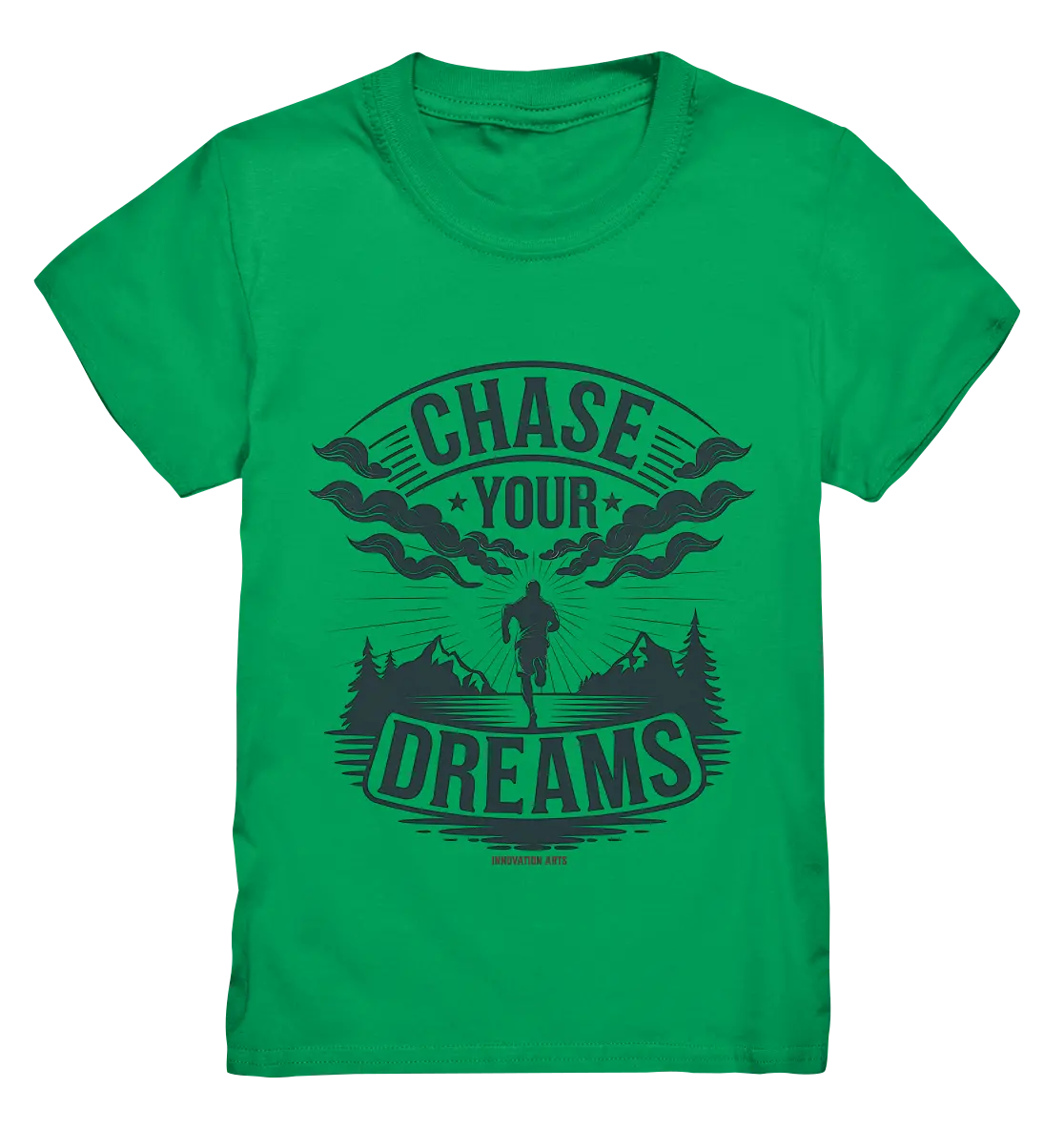Chase Your Dreams – Motivation trifft kreatives Design - Kids Premium Shirt Bright Lights Arts