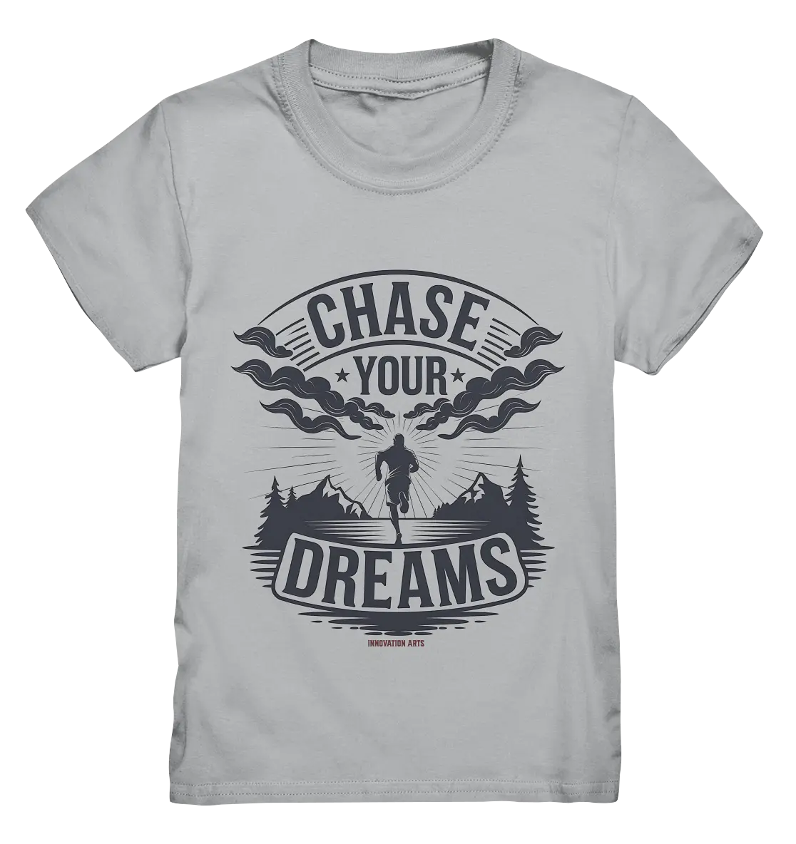 Chase Your Dreams – Motivation trifft kreatives Design - Kids Premium Shirt Bright Lights Arts