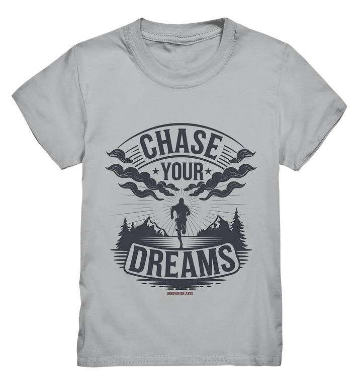 Chase Your Dreams – Motivation trifft kreatives Design - Kids Premium Shirt Bright Lights Arts