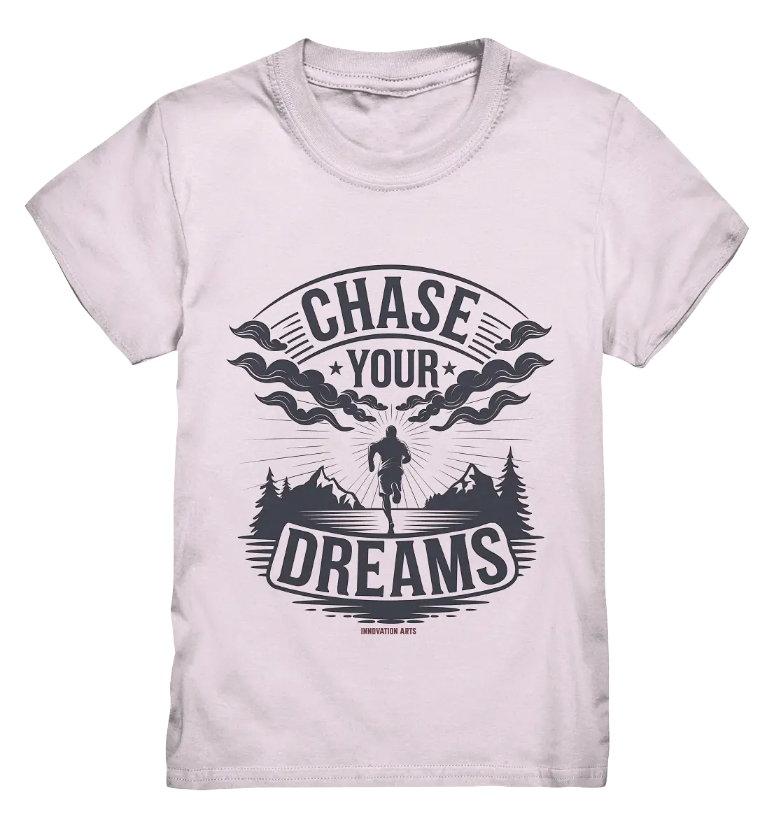 Chase Your Dreams – Motivation trifft kreatives Design - Kids Premium Shirt Bright Lights Arts