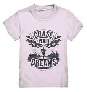 Chase Your Dreams – Motivation trifft kreatives Design - Kids Premium Shirt Bright Lights Arts