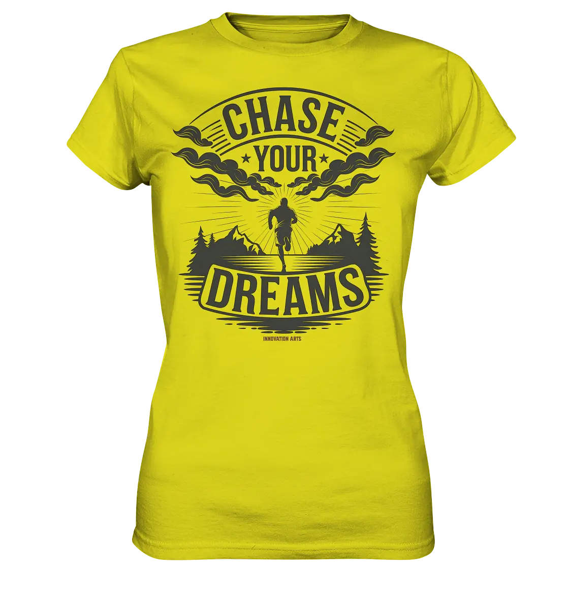 Chase Your Dreams – Motivation trifft kreatives Design - Ladies Premium Shirt Bright Lights Arts