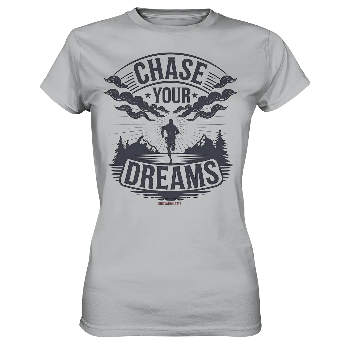 Chase Your Dreams – Motivation trifft kreatives Design - Ladies Premium Shirt Bright Lights Arts