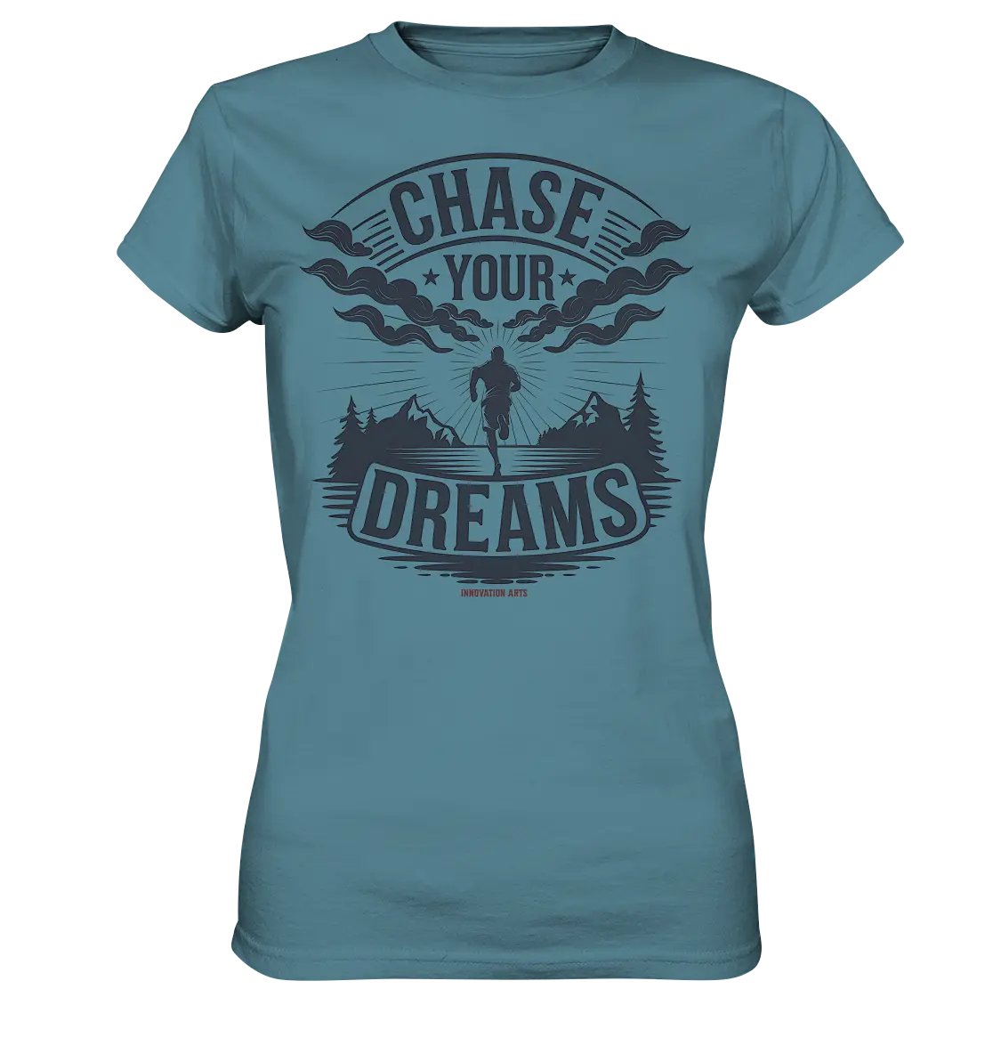 Chase Your Dreams – Motivation trifft kreatives Design - Ladies Premium Shirt Bright Lights Arts