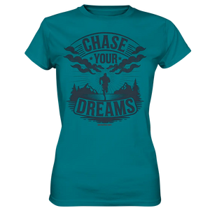Chase Your Dreams – Motivation trifft kreatives Design - Ladies Premium Shirt Bright Lights Arts