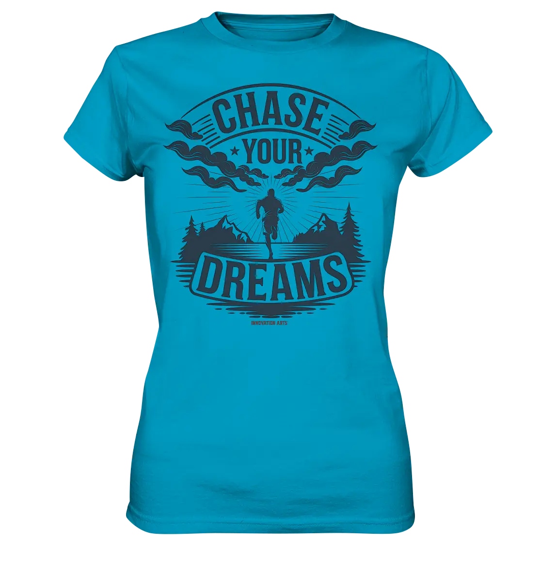 Chase Your Dreams – Motivation trifft kreatives Design - Ladies Premium Shirt Bright Lights Arts