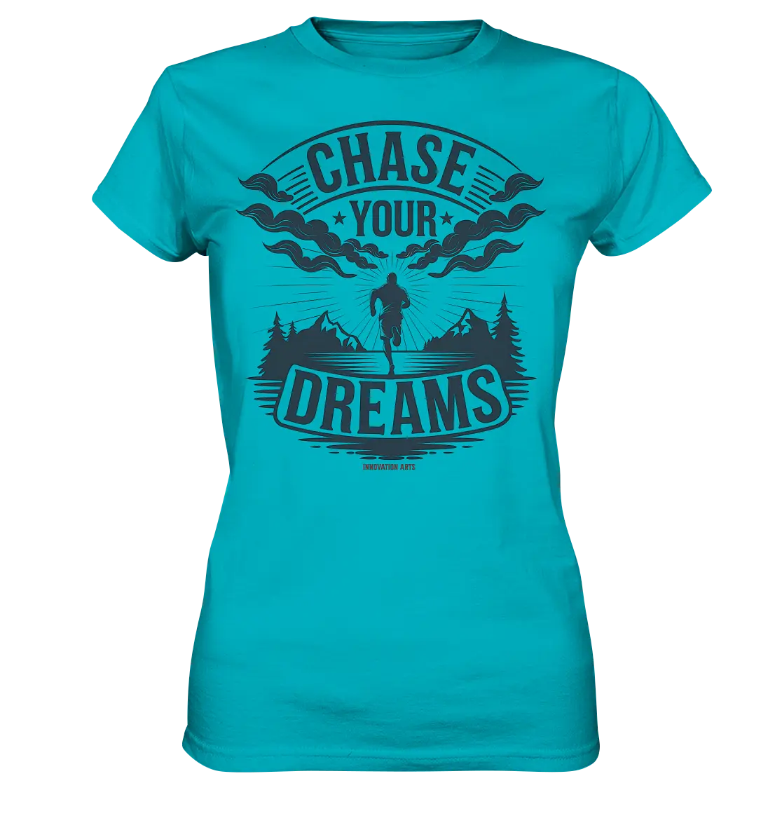 Chase Your Dreams – Motivation trifft kreatives Design - Ladies Premium Shirt Bright Lights Arts