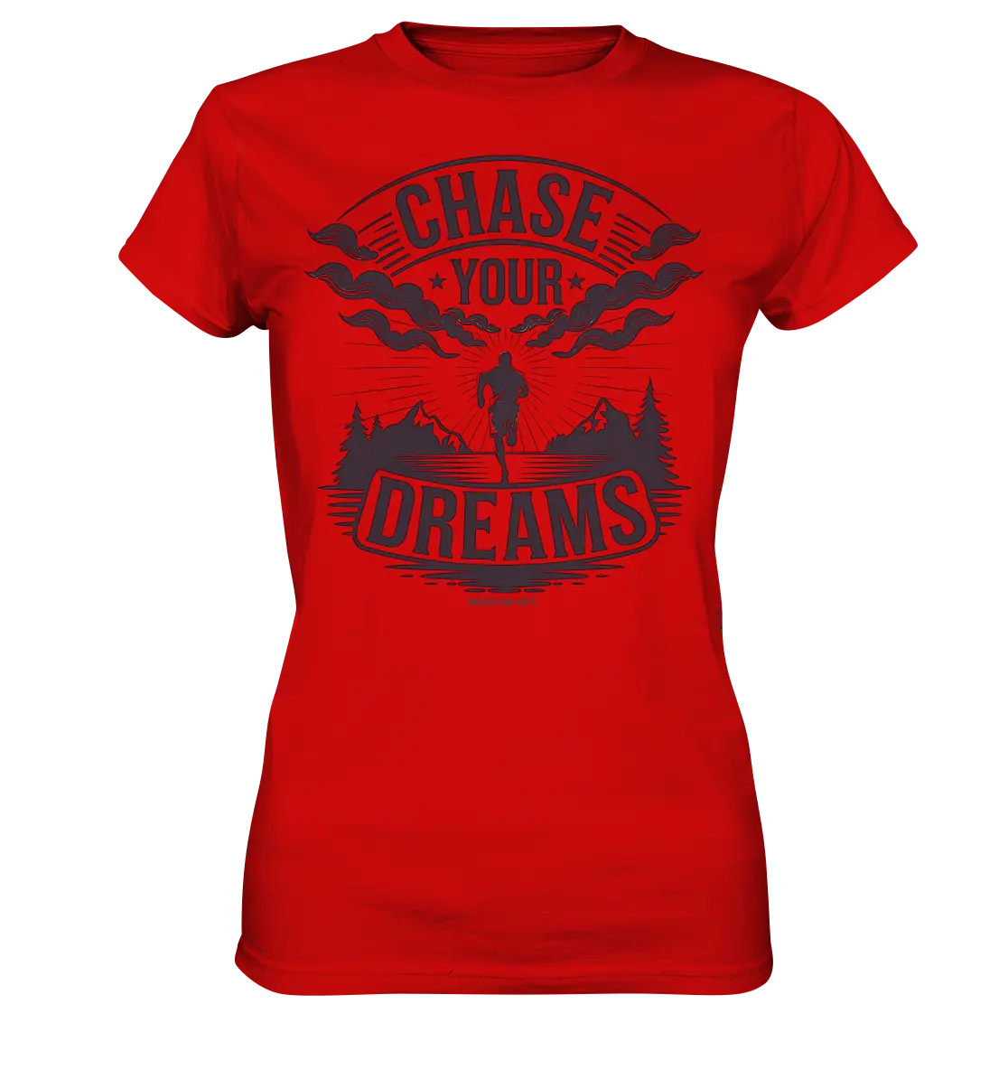 Chase Your Dreams – Motivation trifft kreatives Design - Ladies Premium Shirt Bright Lights Arts
