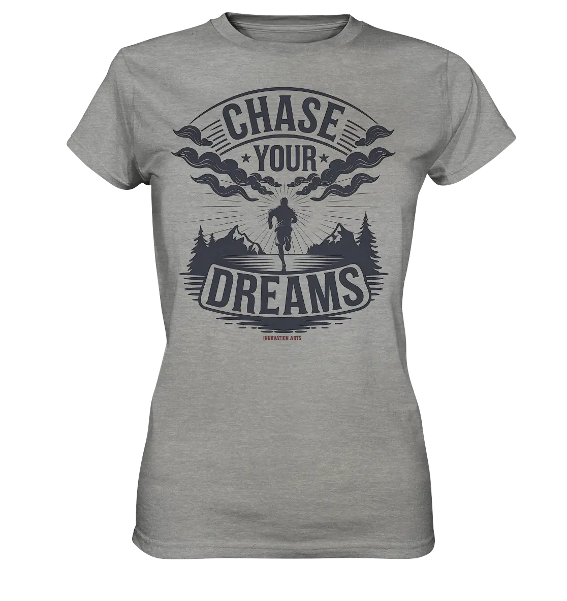 Chase Your Dreams – Motivation trifft kreatives Design - Ladies Premium Shirt Bright Lights Arts